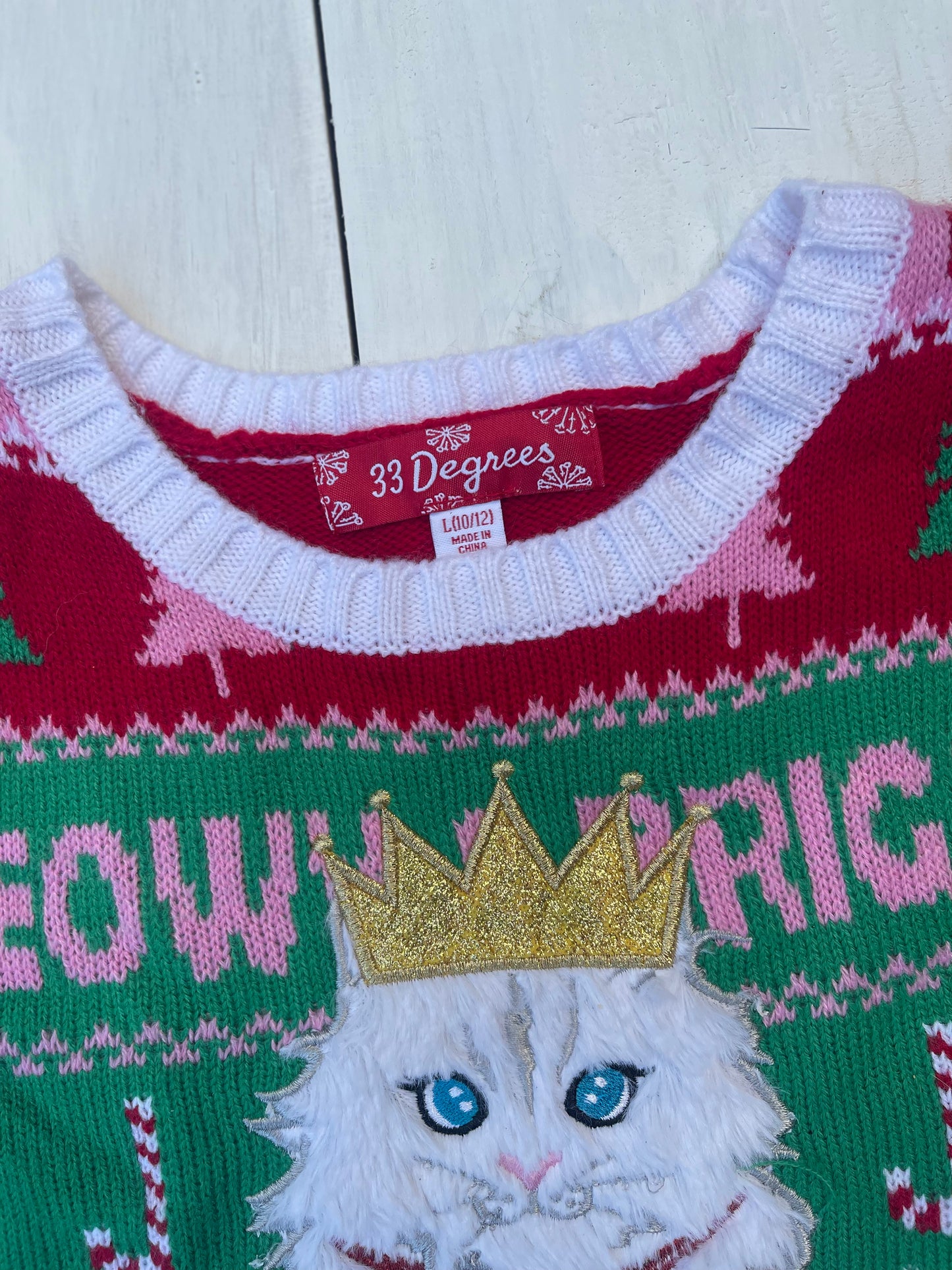 Suéter Gato, 10–12 años