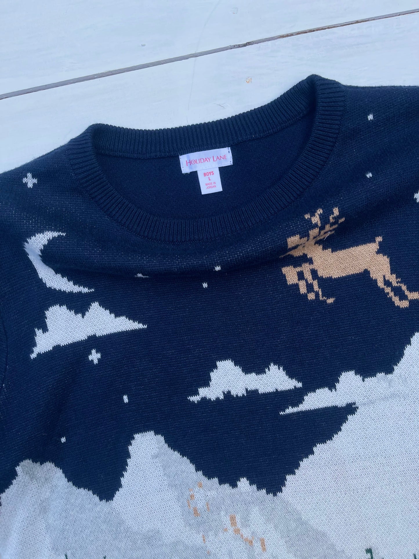 Suéter Paisaje Navideño, 12–14 años