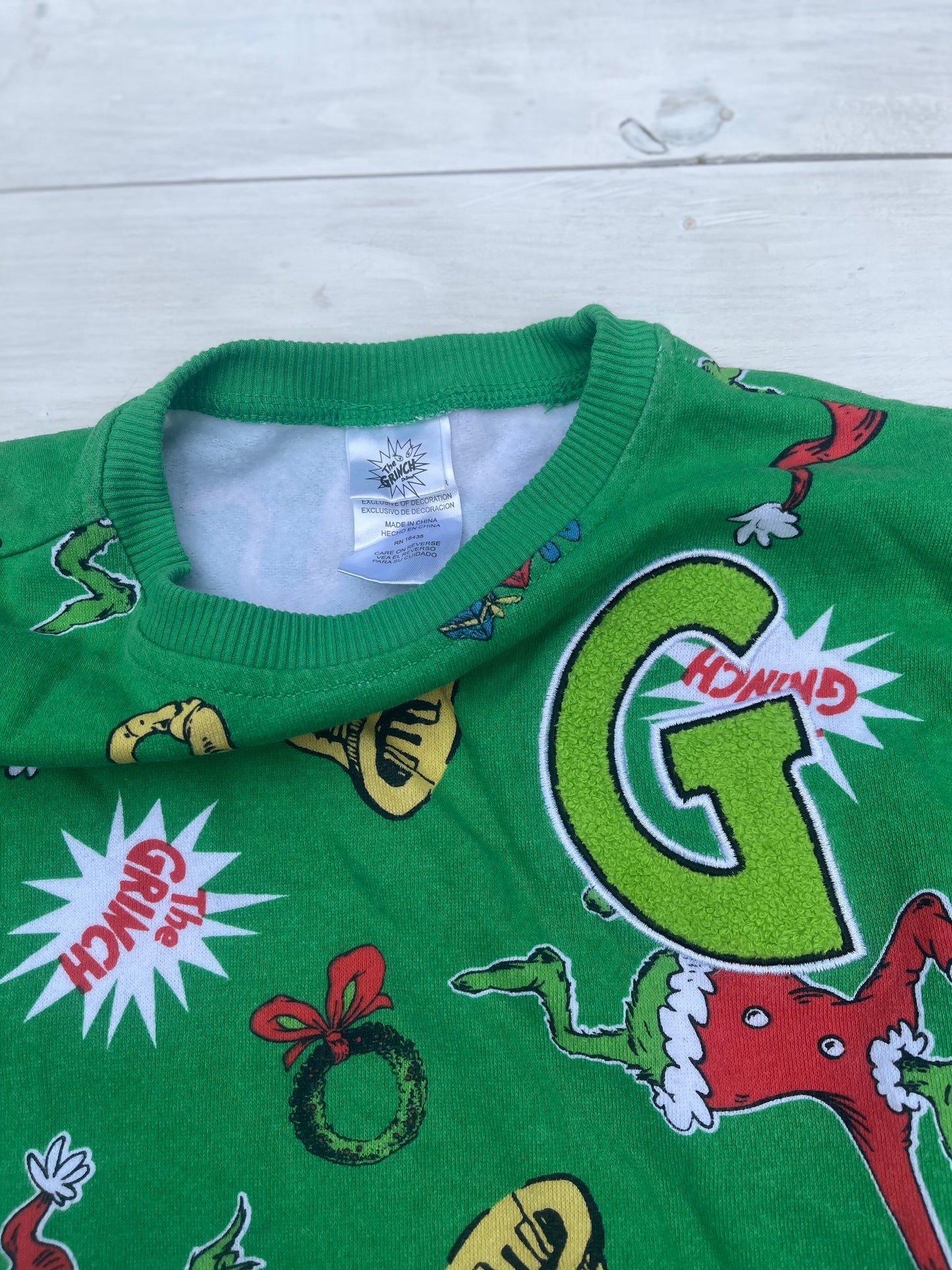 Suéter Grinch, 6 años