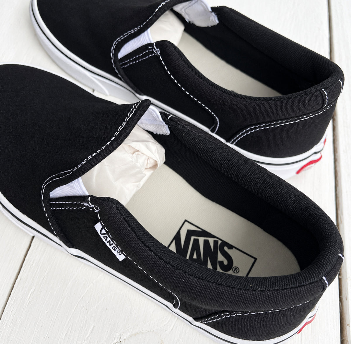 Tenis Vans Slip-On Negros, 7