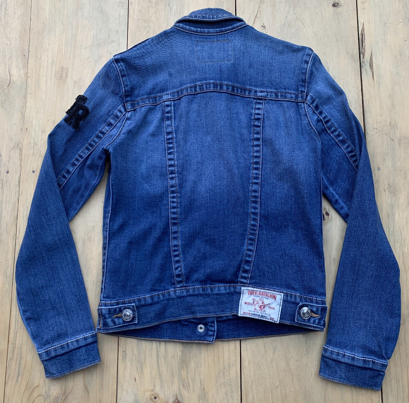 Chumpa de lona True Religion, XS (mujer)