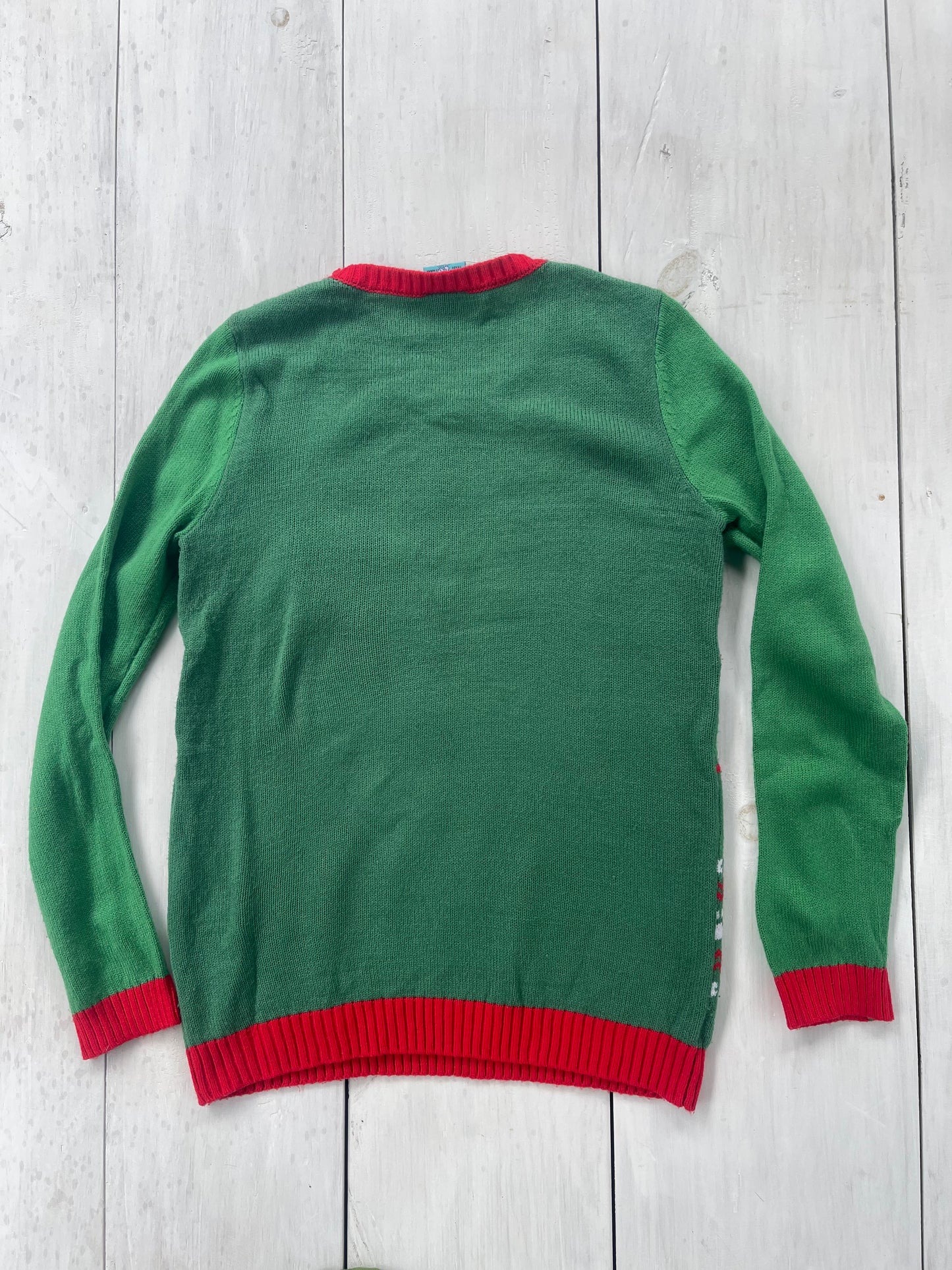 Suéter navideño perro salchicha, M