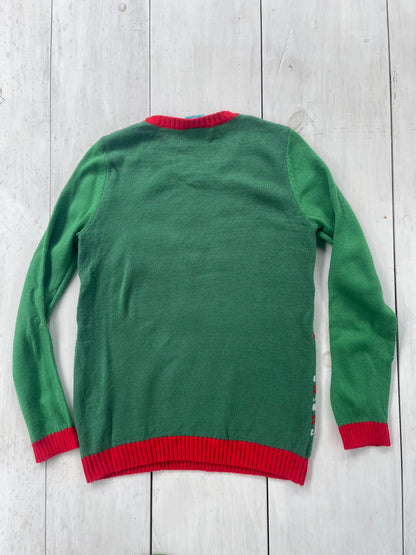 Suéter navideño perro salchicha, M