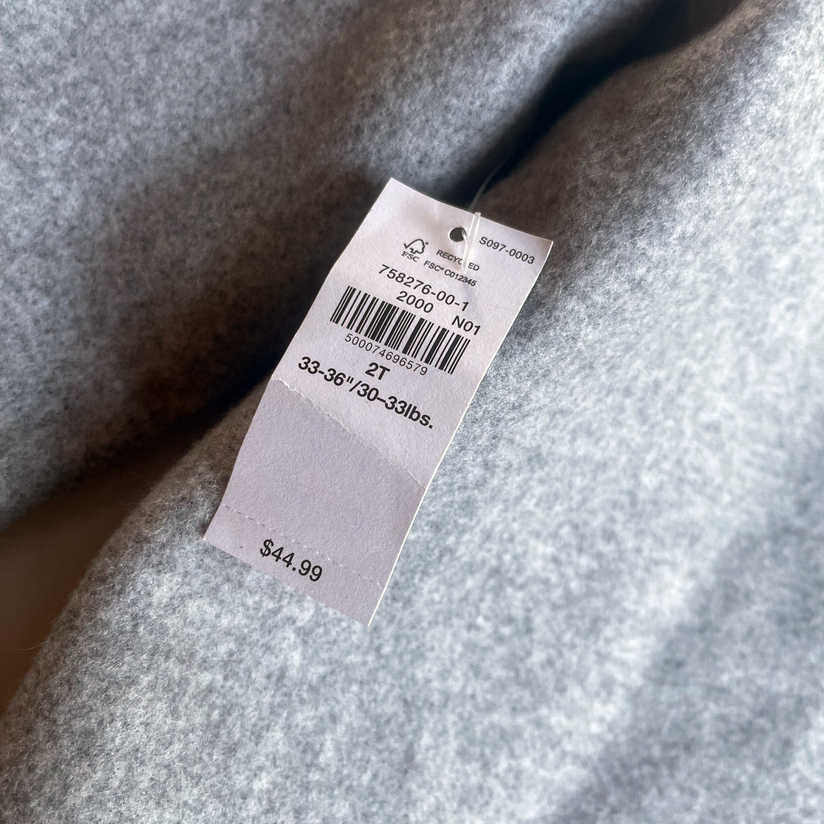 Abrigo Old Navy, 2 años