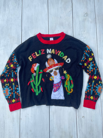 Suéter Llama Mexicana, L