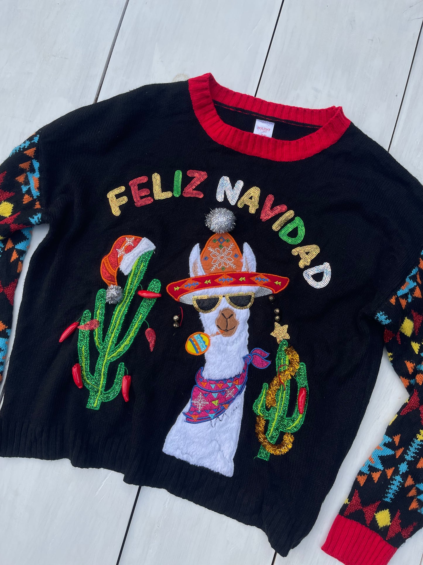 Suéter Llama Mexicana, L