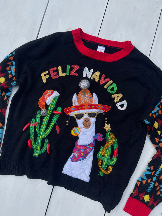 Suéter Llama Mexicana, L