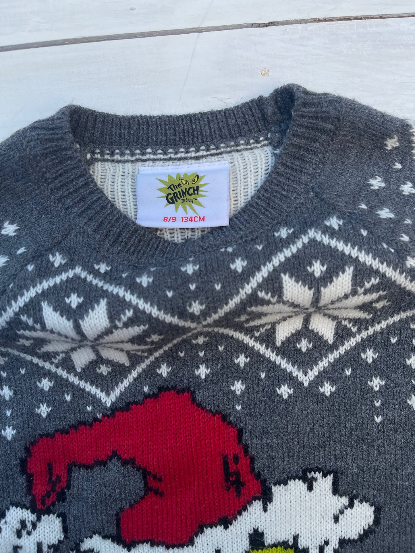 Suéter Grinch, 8/9 años
