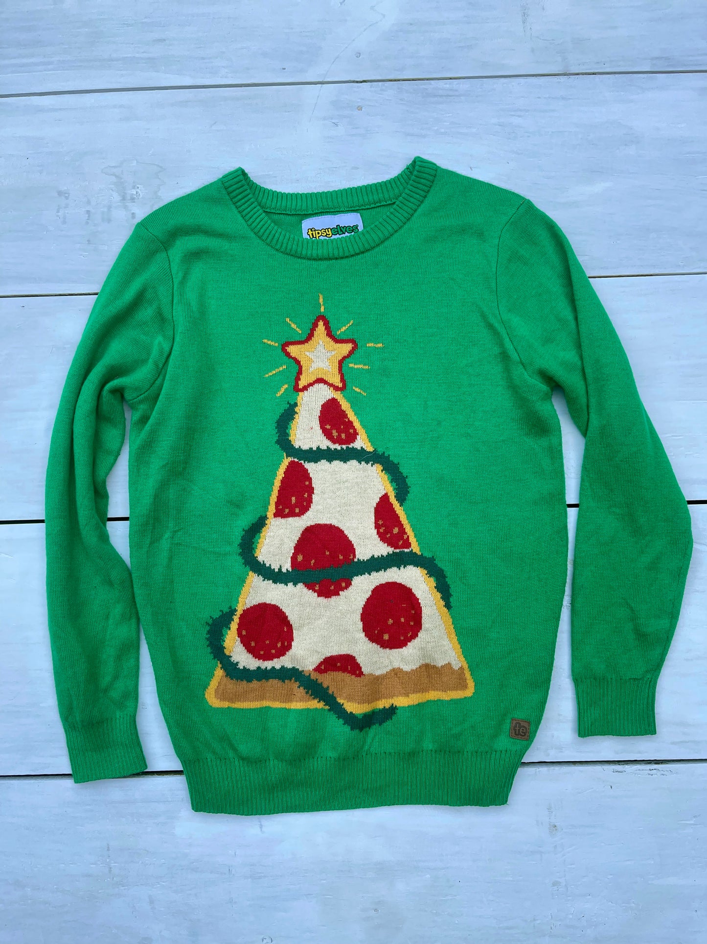 Suéter Pizza Navideño, 12/14 años