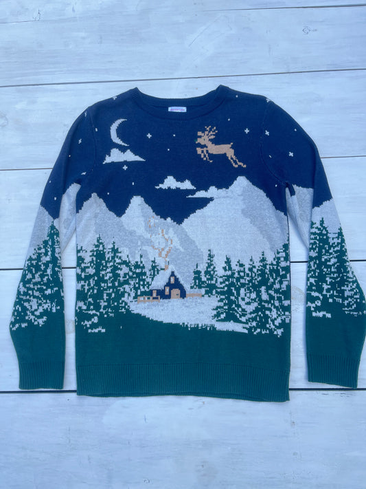 Suéter Paisaje Navideño, 12–14 años