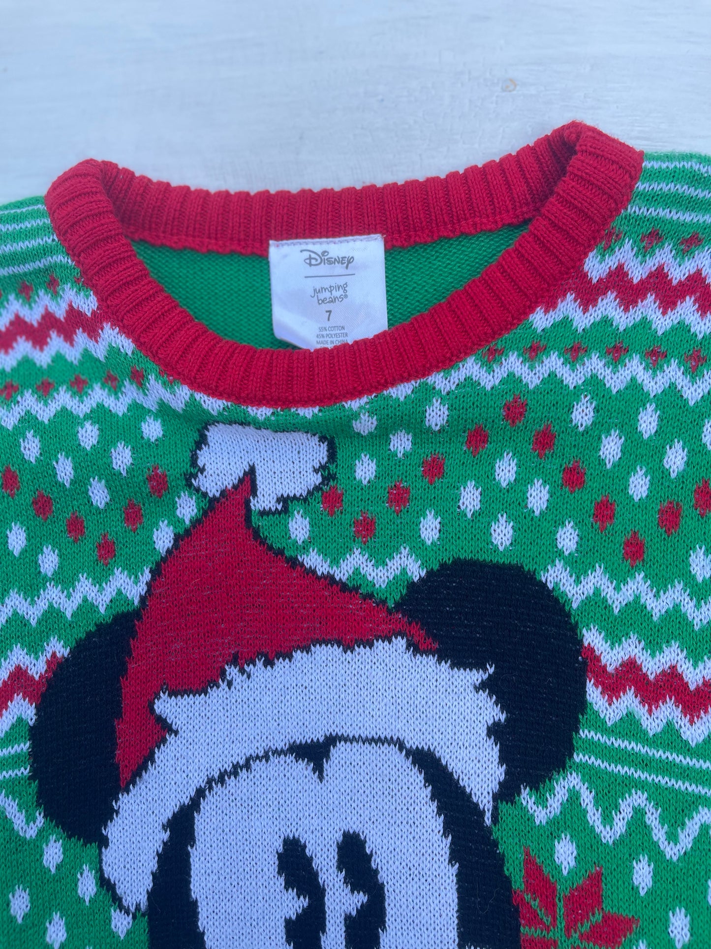 Suéter Mickey, 7 años