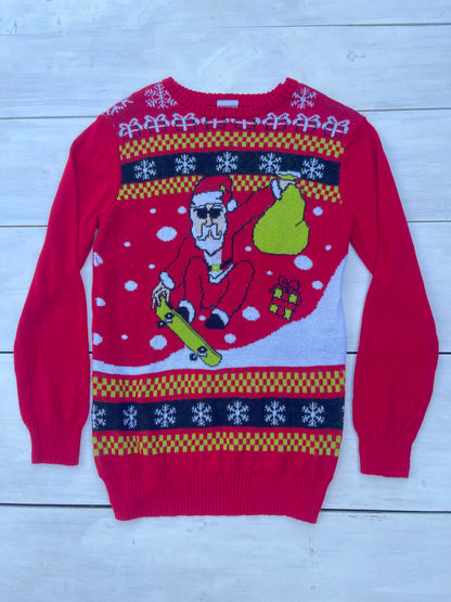 Suéter Santa en Patineta, S