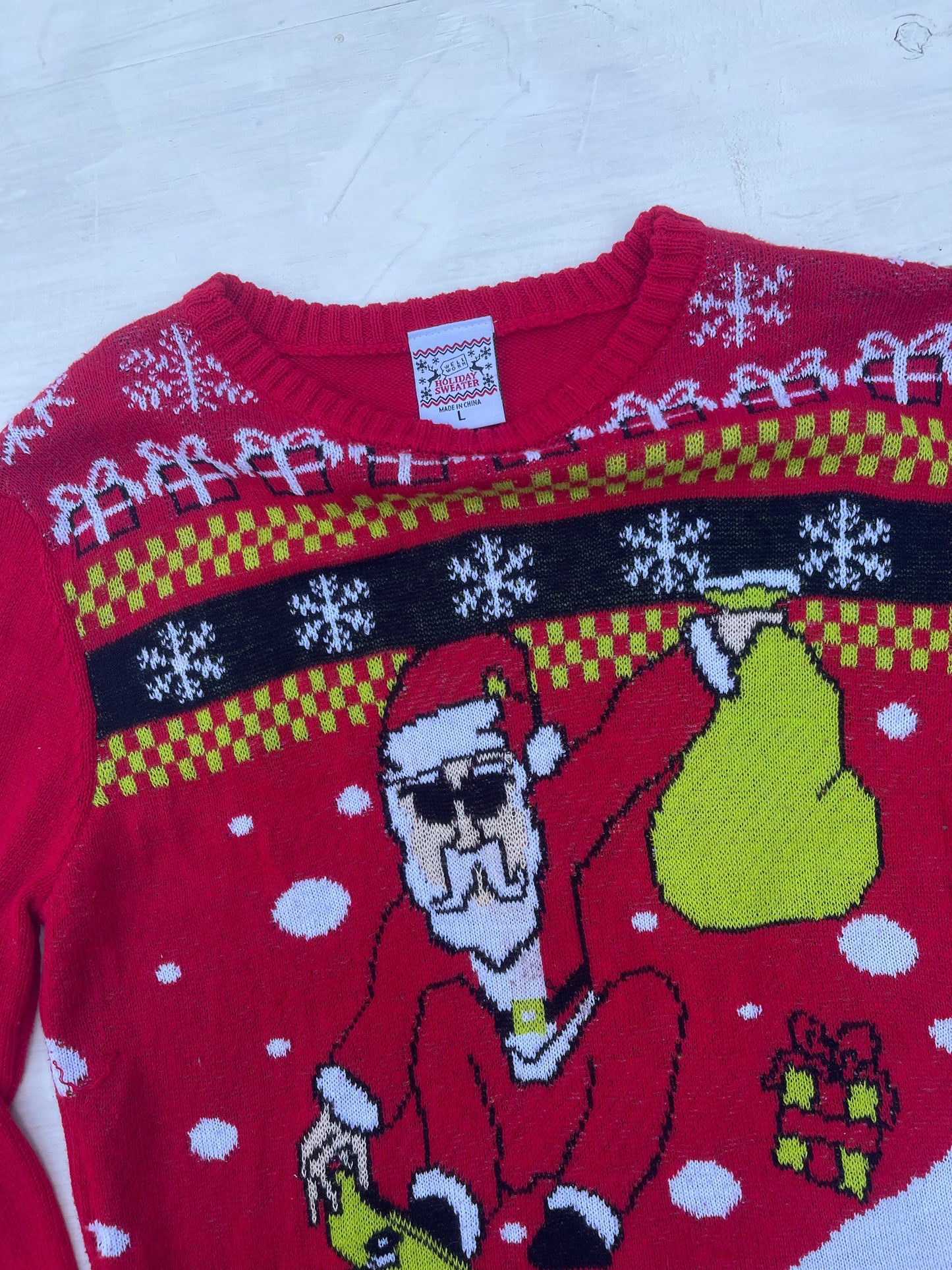 Suéter Santa en Patineta, S