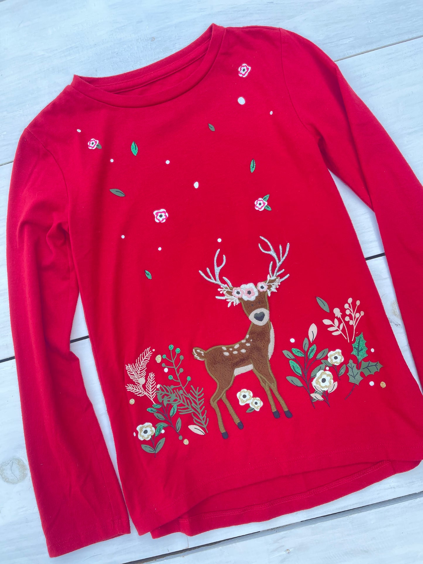 Blusa Reno Navideño, 6 años